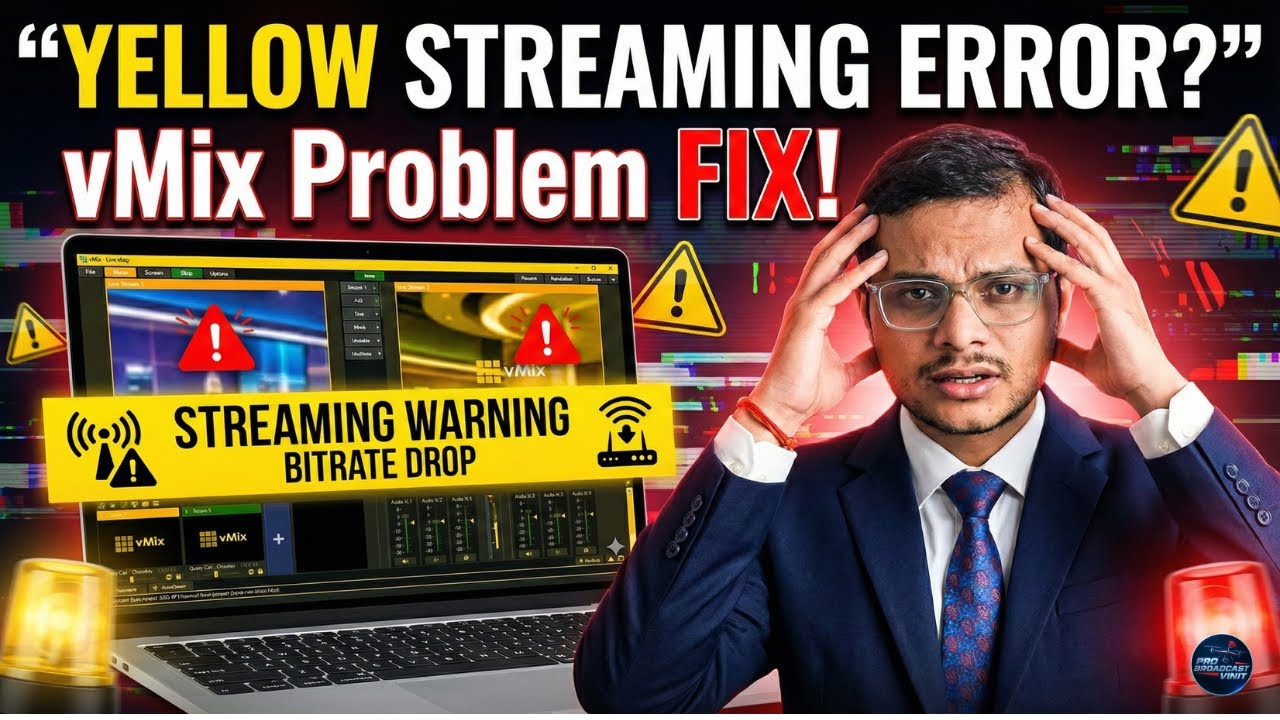 Yellow Streaming Service vMix Yellow Streaming Issue 🟡 | Live Stream Slow Fix (2026 Working ...