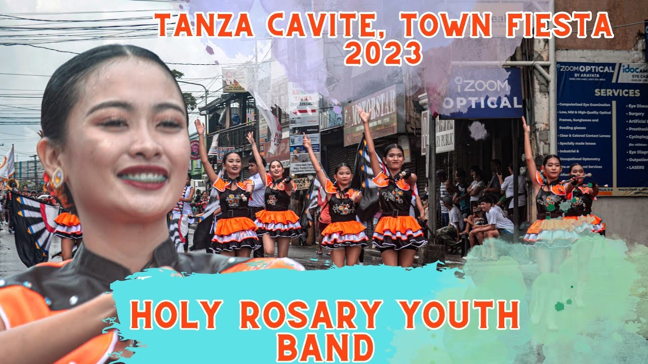 Tanza Cavite Town Fiesta 2023 | Holy Rosary Youth Band | Marching Band Parade
