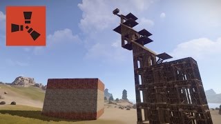 Rust Tips: How To Build a Raid Tower Using Roofs