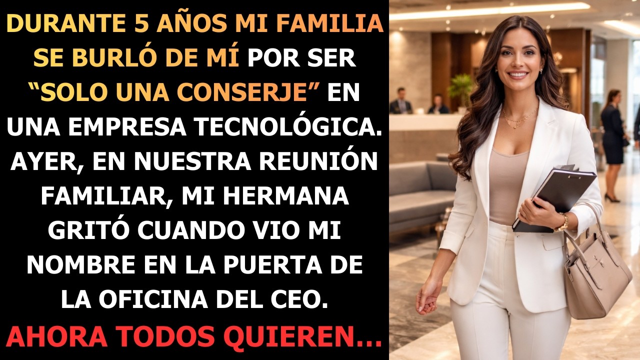 Construí una empresa millonaria mientras mi familia pensaba que era conserje