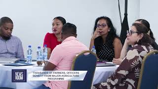 THOUSANDS OF FARMERS, OFFICERS BENEFIT FROM MAJOR AGRICULTURE PROGRAMME