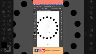 Fibonacci Dotted Spiral in Illustrator