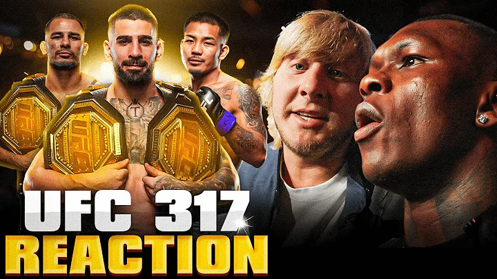 Israel Adesanya & Paddy Pimblett React To Ilia Topuria Knocking Charles OUT COLD