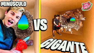 ESCAPE MINÚSCULO VS GIGANTE DE 100 CAMADAS DE PAPELÃO !!! ☆ Gato Galactico ☆