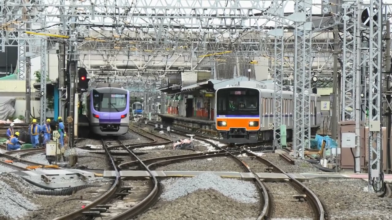 東上線車両が伊勢崎線で試運転】東武50000系50090型51096F 南栗工出場