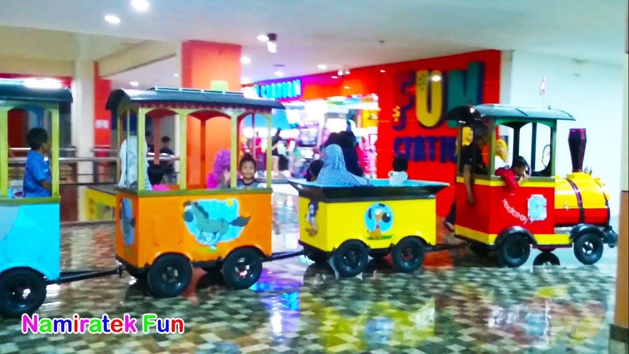 Baru! Naik Kereta Api Anak Odong odong mainan anak di Mall 