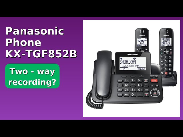 REVIEW (2026): Panasonic Phone KX-TGF852B. Features. - YouTube REVIEW (2026): Panasonic Phone KX-TGF852B. Features. - YouTube