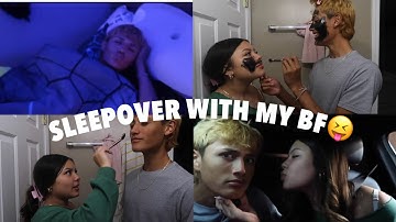 FIRST SLEEPOVER WITH MY BOYFRIEND | Analeigha Nguyen