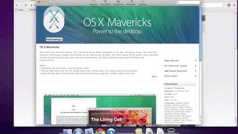 Upgrade to Mac OS X 10.9 - Mavericks