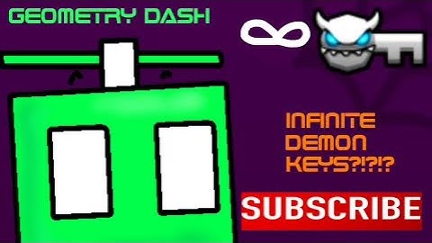 How to get infinite demon keys in geometry dash! 😈 🔑