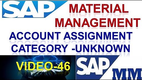 How to Configure Account Assignment Category in Material Management | SAP MM | DK TECHNOLOGIES