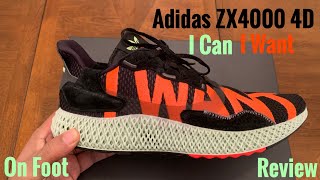 Adidas ZX4000 4D I Can I Want Unboxing, Detailed Review & On Foot. Adidas  4D I Can I Want Review. - YouTube