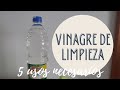 VINAGRE DE LIMPIEZA // 5 USOS NECESARIOS PARA QUE TU HOGAR LUZCA RELUCIENTE Y ESTE DESINFECTADO 🏡