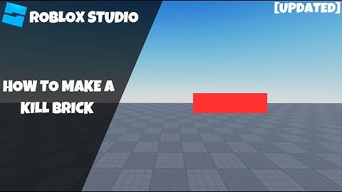 How to Make a Kill Brick in Roblox! (Roblox Scripting Tutorial 2023!)