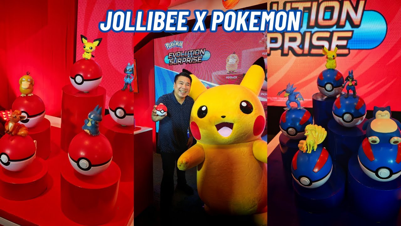 Pokemon Evolution Surprise Toys in Jollibee Kids Meal (launch Feb