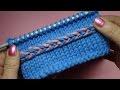 Как вязать обручок   Уроки вязания спицами 73 Knitting stitches