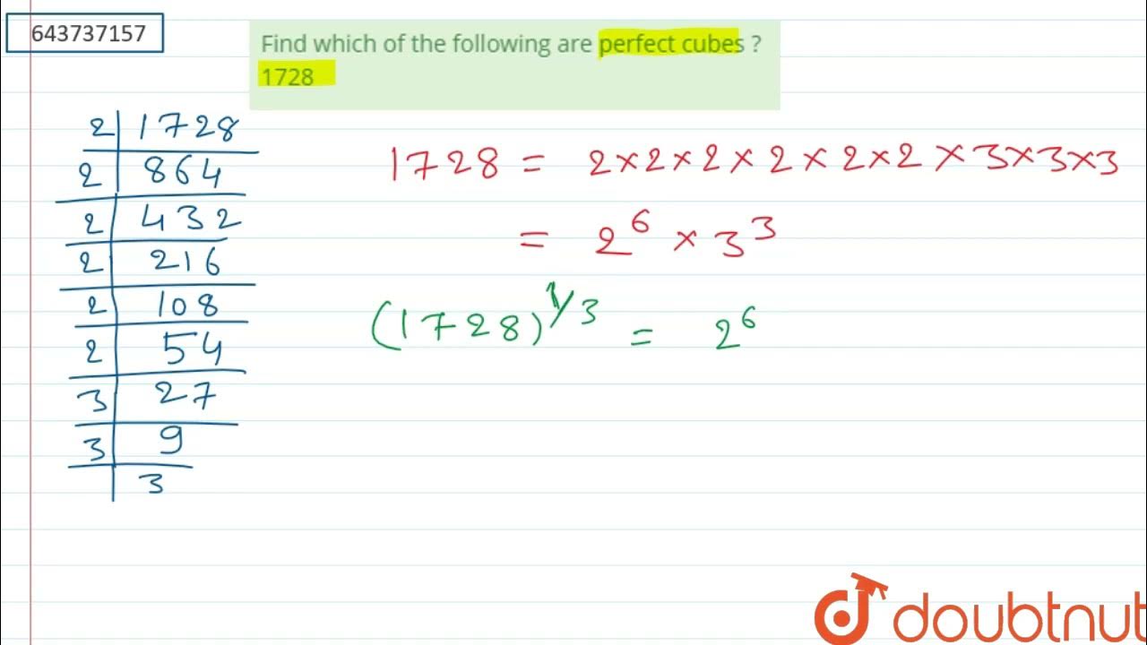 find-which-of-the-following-are-perfect-cubes-1728-8-cubes-and-cube