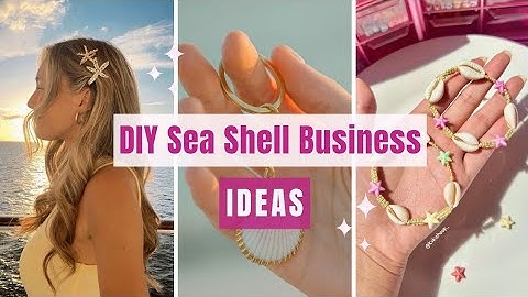 14 DIY Sea Shell Business Ideas You Can Start from Home🐚 | Fun, Creative & Profitable 💕