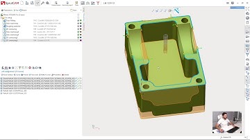 [3 axis milling tutorial SprutCAM 12] - 10 - {1st setup} - Chamfer machining