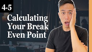 How To Calculate Your Restaurant Business Break Even Point - 4.5 Profitable Restaurant Owner Academy