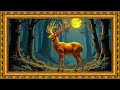 📺 Luxury Golden Frame TV Art | TV Table Painting Display | 4K TV Wallpaper 🎨✨