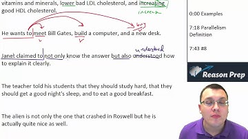 #20 - Parallelism, New SAT Writing