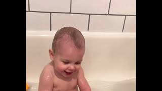 Sadie - fun in the tub March 2023