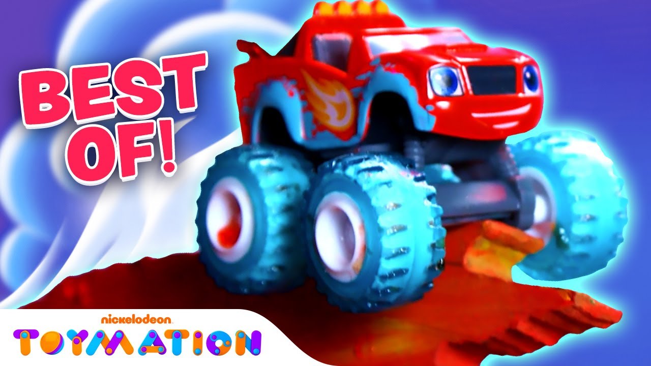 ⁣Blaze's BEST Blazing Speed Moments Compilation! | Blaze and the Monster Machines Toys | Toymati