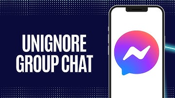 How to Unignore Group Chat in Facebook Messenger
