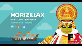 Preview Horizillax - Horizontal Parallax WordPress Theme TFo