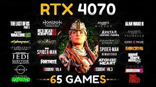 RTX 4070 in 2024 : Test In 65 Games (1440P)