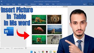 How to Add Multiple Pictures in Table in MS Word