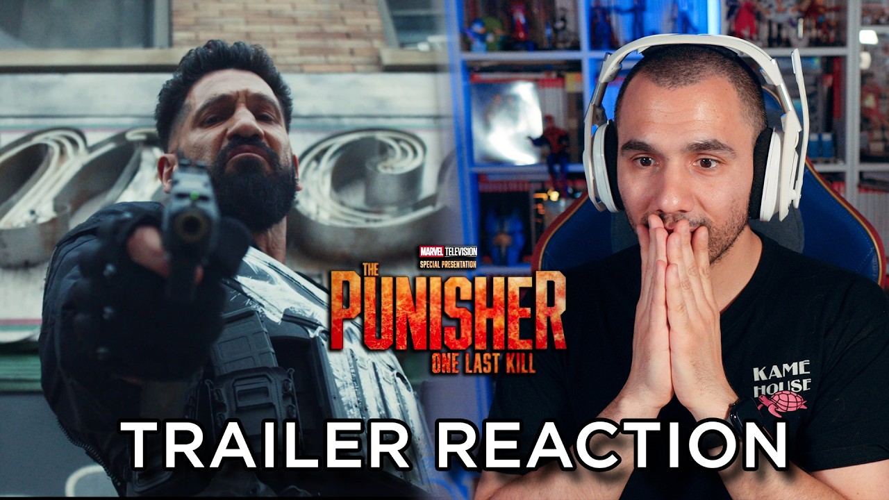 THE PUNISHER ONE LAST KILL - TRAILER REACTION! FRANK 💀