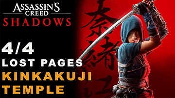 Kinkakuji Temple Find All Lost Pages — Assassin’s Creed Shadows