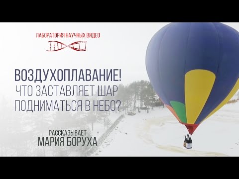 Воздухоплавание! Что заставляет шар  подниматься в небо? Рассказывает Мария Боруха.