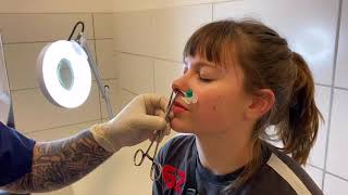 Septum Piercing im Royal Skin Piercingstudio Berlin