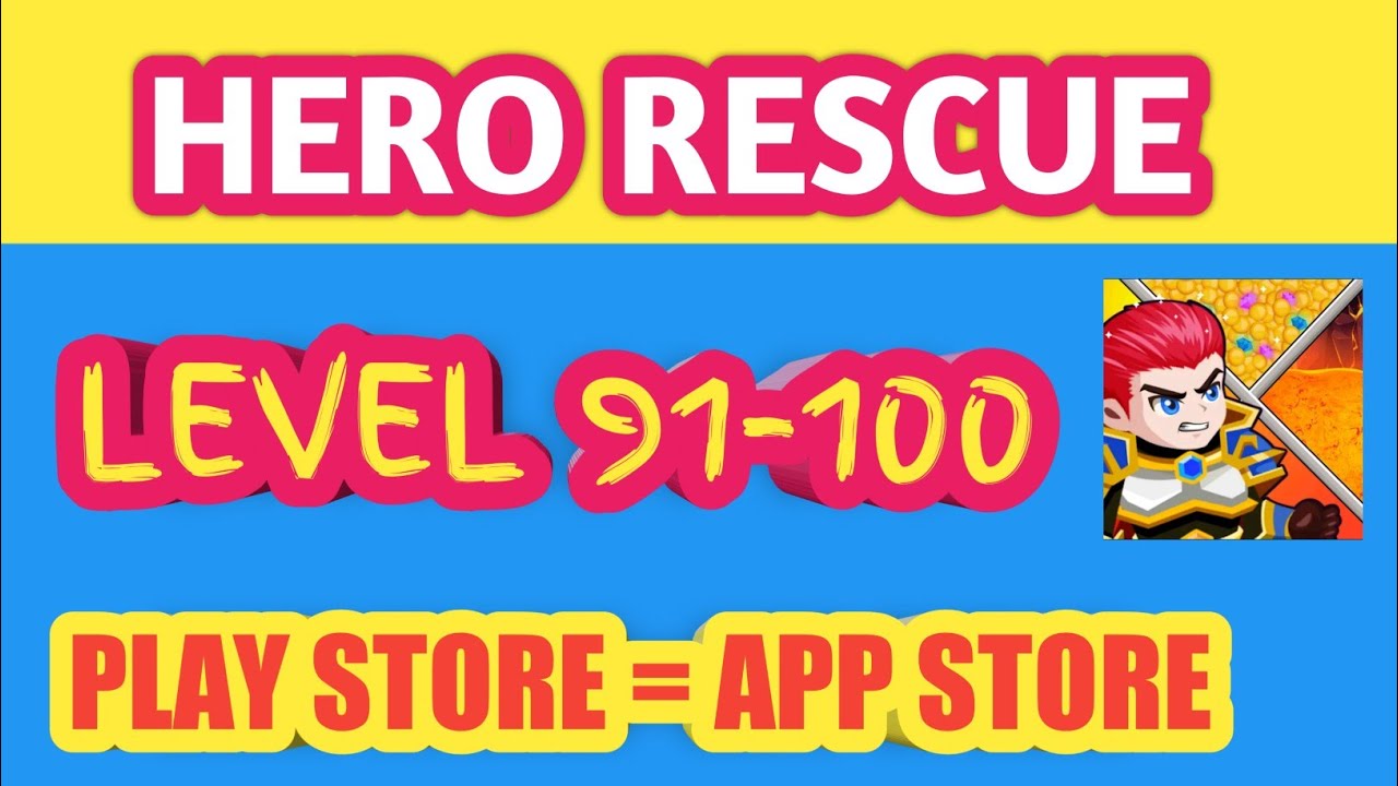 hero rescue Level 91-100 Gameplay || LOOKUP GAMING || DAILY VIDEO || SUBSCRIBE NOW