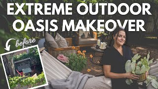 Before and After Outdoor Oasis | How To Create and Design Your DREAM Patio