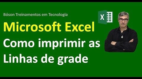 20 - Imprimir Linhas de Grade no Microsoft Excel