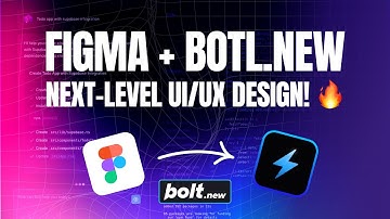 AI Builds Figma Web Design in Minutes with Bolt.new! 🤯 (No Code)