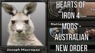 Hearts of Iron 4 Mods - Australian New Order (What If Australia Had Communist Kangaroos HOI4 Mod)