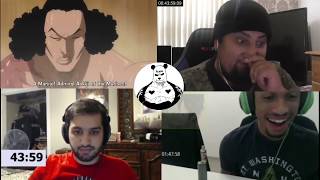 Aokiji meets the strawhats at the sauna reaction mashup - one piece film Z