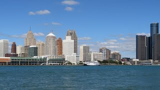 زيارتي لمدينة ديترويت ,ميشيغان اول مرة Visiting Detroit, Michigan for the first time  الجزء الاول