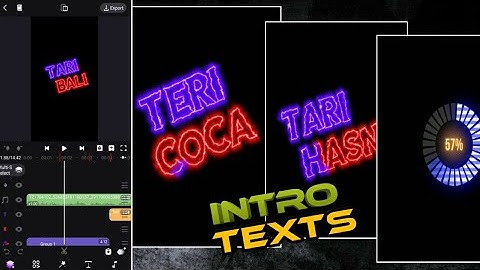 Trending Black Screen neon  Glowing Lyrics  Editing Tutorial🔥 Motion Ninja Tutorial Hindi