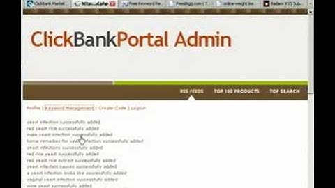 ClickBank RSS Feeds Tutorial with YOUR ID