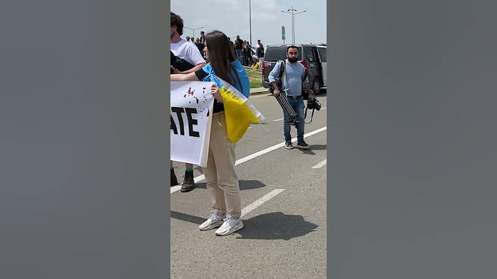 Протест против рейса Москва-Тбилиси
