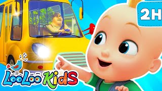 Wheels On The Bus and 2 Hours of KIDS SONGS with LooLoo Kids Nursery Rhymes