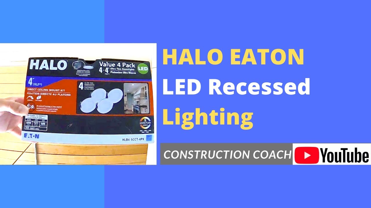 Recessed Lighting Halo Led Full Install