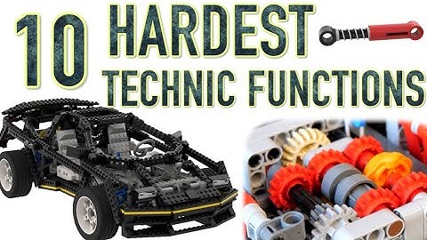 10 Most Difficult LEGO Technic Functions & Sets