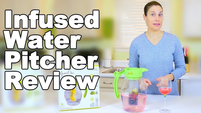 Water Pitcher, Fruit Infuser Pitcher With Removable Lid, High Heat  Resistance Infusion Pitcher For Hot/cold Water, Flavor-infused Beverage  Iced Tea